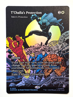 MTG T'Challa's Protection - Teferi's Protection (0051) (Borderless) Foil - Image 1