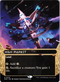 High Market (0018) (Borderless) 18 Edge of Eternities: Stellar Sights NM - Image 1