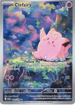 Clefairy 094/088 Holo Illustration Rare Perfect Order Pokemon Near Mint - Image 1