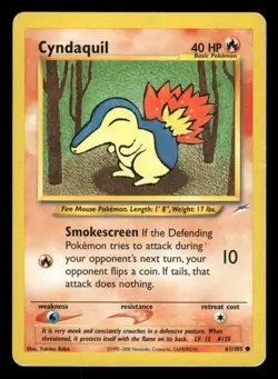 Cyndaquil 61/105 Neo Destiny N4 HP - Image 2