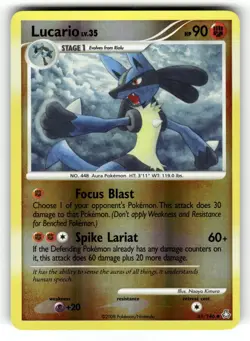 Lucario LP 61/146 Reverse Holo Legends Awakened Pokemon Uncommon - Image 1