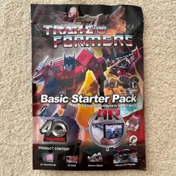 Transformers 40th Anniversary Vanch Card AR Starter Pack - New - Image 1