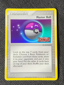 Played (LP) Master Ball - Reverse Holo #78 Power Keepers Pokemon TCG - Image 1