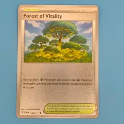 FOREST OF VITALITY 188/217 UNCOMMON ASCENDED HEROES POKEMON REVERSE HOLO NM/M - Image 1