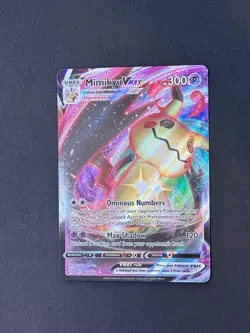 Mimikyu VMAX 069/172 Holo VMAX Rare Brilliant Stars Pokemon Near Mint - Image 1
