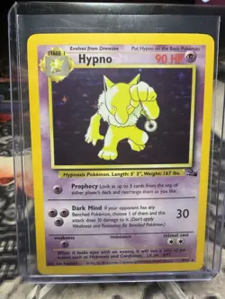 Hypno - 8/62 - Pokemon Fossil Unlimited Holo Rare Card WOTC NM - Image 3