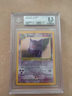 1999 Pokemon Gengar 5/62 Fossil Holo - Image 1