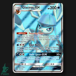 Glaceon-GX Holo Rare Ultra SM Ultra Prism 141/156 5ban Graphics Pokemon Card - Image 3