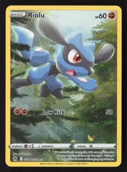 Riolu Ultra Rare Holofoil CRZ:GG GG26/GG70 NM Pokemon TCG - Image 1