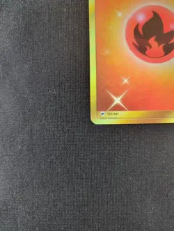 Pokemon TCG Fire Energy Burning Shadows Holo Card 167/147 Secret Rare - Image 3