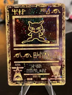 Pokemon TCG Ancient Mew Holo Card 2000 Pokemon Movie Promo Vintage Black Star - Image 1