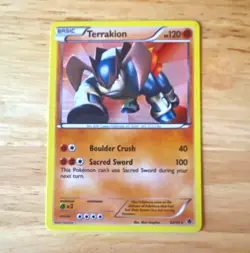 Pokemon TCG Terrakion 63/98 2011 Holo Rare - Image 1