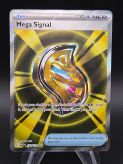 Pokemon TCG Mega Signal 171/132 Mega Evolution MEG Ultra Rare Full Art NM - Image 1