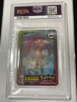 2004 Pokemon Advanced Action Card Lenticular 108 Jessie PSA 8 pop 8 - Image 3