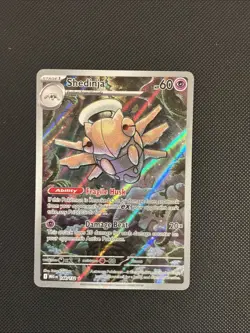 Shedinja 144/132 Illustration Rare Mega Evolution Pokemon Holo Near Mint - Image 1