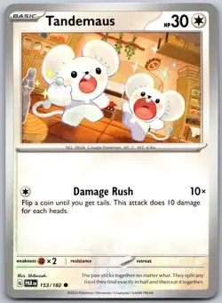 Tandemaus 153/182 Common Paradox Rift Pokemon Near Mint - Image 1
