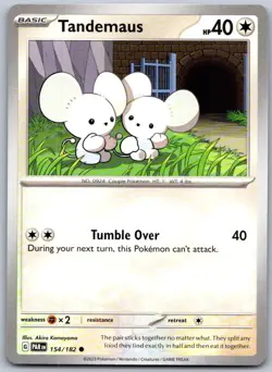 Tandemaus 154/182 Common Paradox Rift Pokemon Near Mint - Image 1