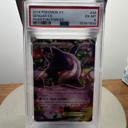 Gengar EX 34/119 Xy-Phantom Forces Holo psa 6 - Image 1