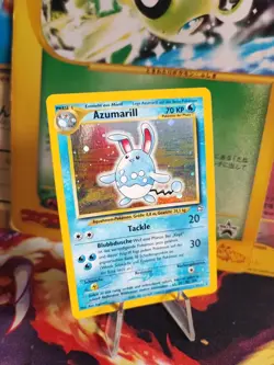 Pokemon Karte Card Azumarill Neo Genesis Deutsch German Clean Holo Wotc NM+ - Image 1