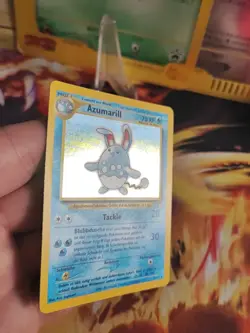 Pokemon Karte Card Azumarill Neo Genesis Deutsch German Clean Holo Wotc NM+ - Image 3