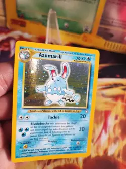 Pokemon Karte Card Azumarill Neo Genesis Deutsch German Clean Holo Wotc NM+ - Image 5