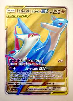 Latias & Latios GX (Full Art) S+M- TAG TEAM UP #169/181 Pokemon Holo-2019 - Image 4