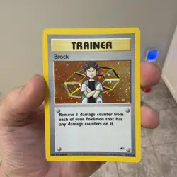 Brock Gym Heroes Holo Rare No. 15/132 Pokemon - 2000 SWIRL💫🔥💫 - Image 1
