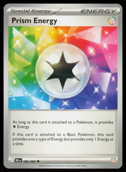 Prism Energy 086/086 Uncommon Black Bolt Pokemon Near Mint - Image 1