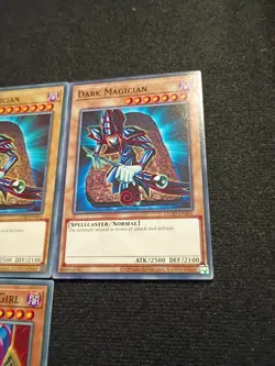 Yugioh! Dark Magician + Dark Magician Girl Common Lot (4x Cards) - Image 5