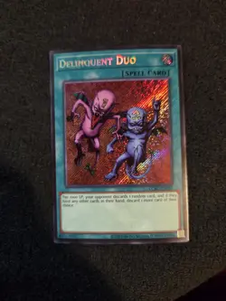 Yugioh Delinquent Duo LCKC-EN101 Secret Rare Mint Condition Unlimited - Image 1