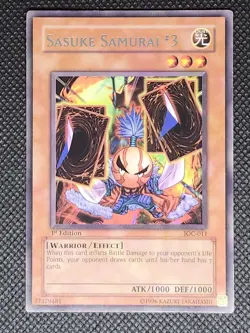 Sasuke Samurai #3 IOC-011 Rare 1st Edition LP Yugioh TCG - Image 1