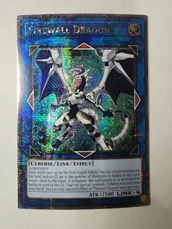 🔥🔥 YUGIOH Firewall Dragon Quarter Century Secret Rare TN23-EN008 25th 🔥🔥 - Image 1
