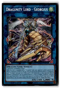 Dragunity Lord - Georgius 1st Edition Secret Rare BLGG-EN014 LP - Image 1