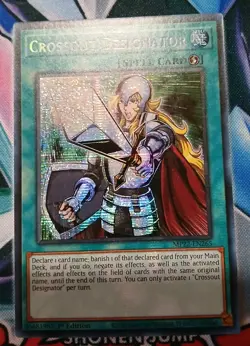 Yugioh Crossout Designator MP22-EN265 1ST ED NM SECRET - Image 1