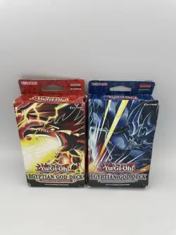 Yu-Gi-Oh Egyptian God Deck Obelisk And Slifer 1st Edition Brand New Sealed - Image 1