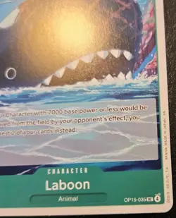 Laboon OP15-035 Uncommon Adventure On Kami's Island One Piece Card Game - Image 5