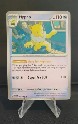 Pokemon: S&V 151 - Hypno 097/165 - Insufficient Ink Error Card - Image 1
