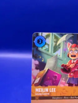 Disney Lorcana Meilin Lee Losing Control Epic Holo #210 AOTV NM - Image 2