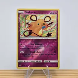 REVERSE HOLO Dedenne 88/131 NM Forbidden Light Pokemon Card Tomokazu Komiya - Image 1