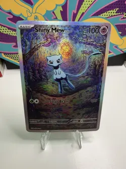 Mystic Mew Pokemon Card - TCG Display Art Card - Holo Full Art - Image 1