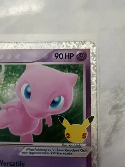 Mew ex 88/92 Holo Rare Celebrations Classic Collection Pokemon Card NM - Image 4
