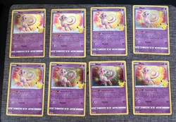 Pokemon TCG Mew Celebrations Holo Rare Card 011/025 - Image 1