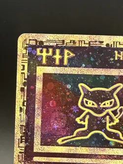 Pokemon Ancient Mew Holo Trading Card 1999 Vintage Mew Non- Top has damage - Image 2