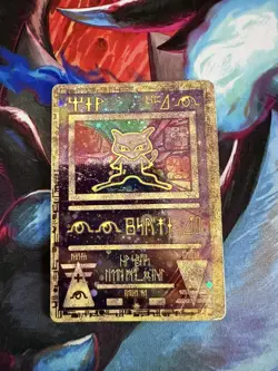 Pokemon TCG Nintendo Ancient Mew Holo Promo Card 1999 No.1 Mewtwo HP - Image 1
