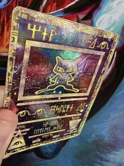 Pokemon TCG Nintendo Ancient Mew Holo Promo Card 1999 No.1 Mewtwo HP - Image 2