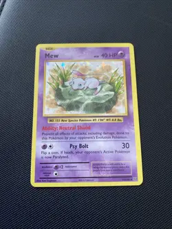 Pokemon TCG Shining Mew Holo Card - Image 1