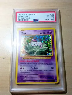 Pokemon Mew Evolutions Reverse Holo Card 53/108 PSA 8 - Image 1