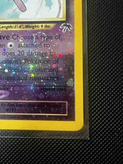 Pokemon Mew TCG Reverse Holo Card Southern Islands 1/18 *SWIRL* - Image 4