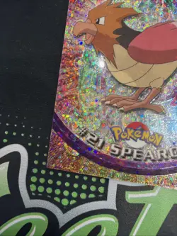 Spearow #21 (Topps Chrome Series 1) Holo Pokemon Card SPARKLE MP - Image 5