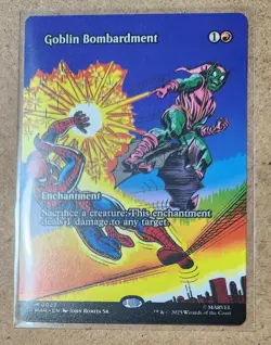 MtG Spider-Man: Goblin Bombardmet, Borderless M/NM MAR #0023 - Image 1